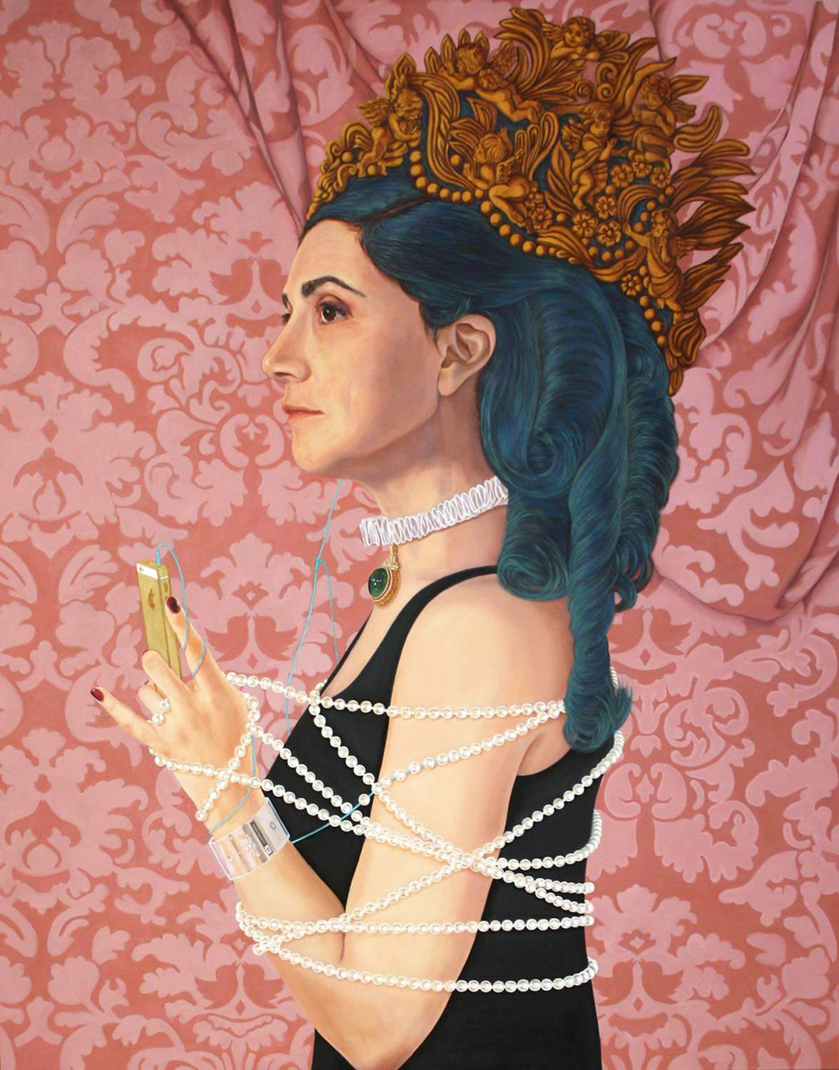 #selfportraitwithtrappings © 2014 Oil on canvas 60 x 48"