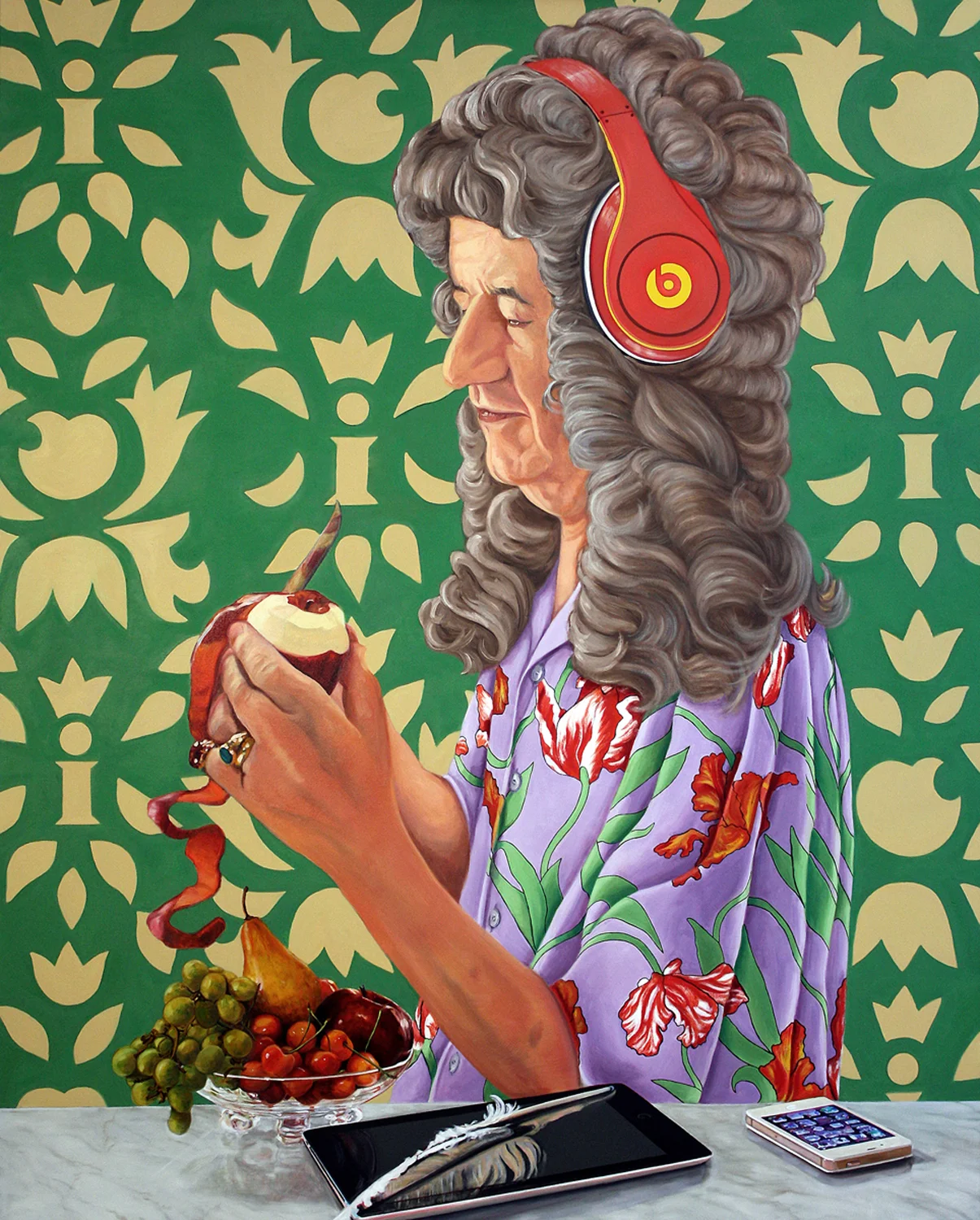 Sir Isaac © 2013 Oil on canvas 60 x 48"
