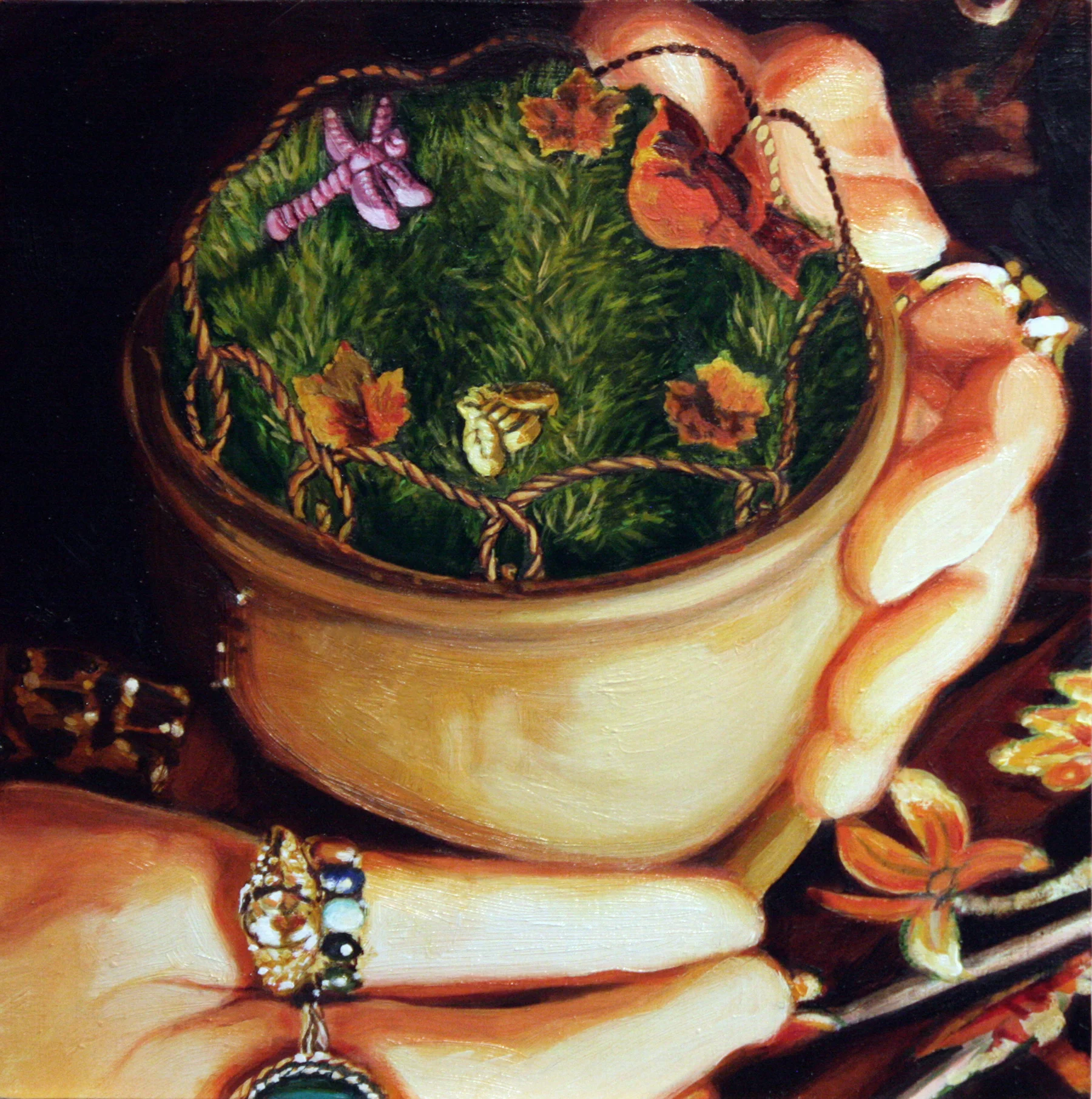 Petit Verdant © 2013 Oil on panel 8 x 8"