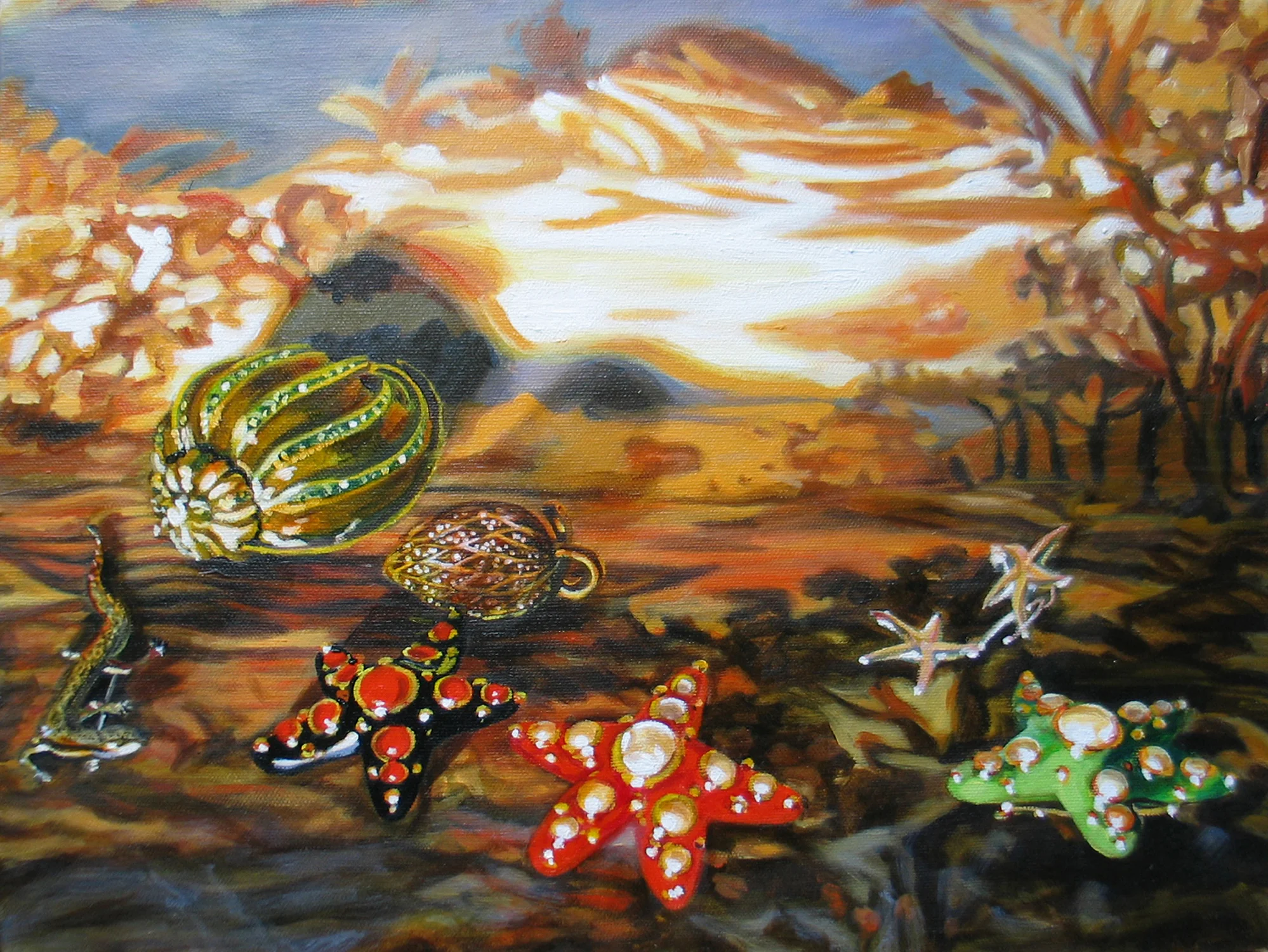Shipwreck © 2007 Oil on canvas 12 x 16"