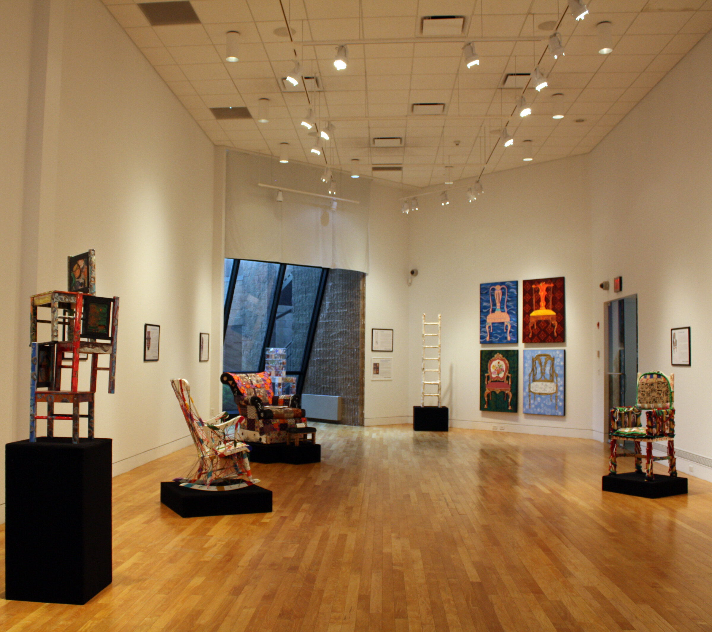   Dialogue of Four Chairs: Air, Earth, Fire &amp; Water  ©2015 Installation View 
