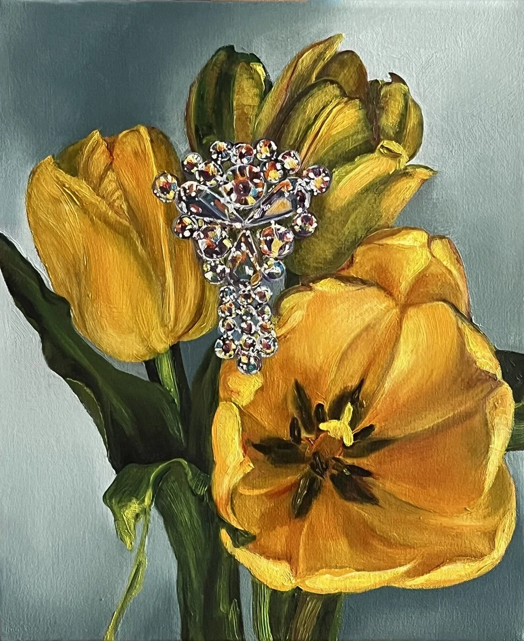 Yellow Tulip Corsage
