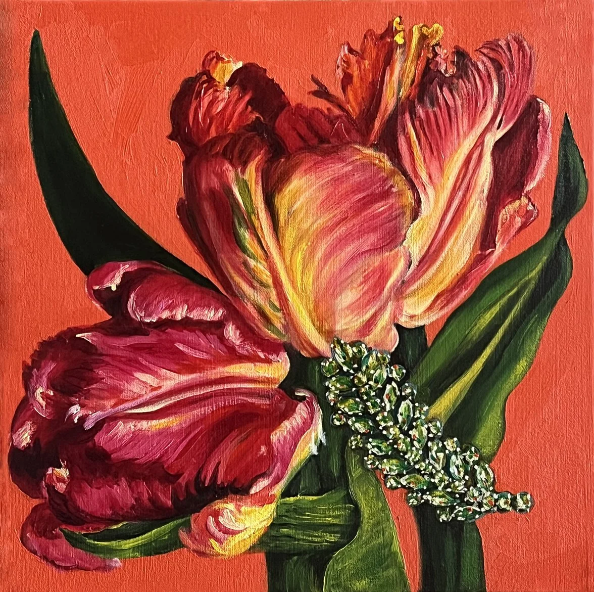 Parrot Tulip Corsage