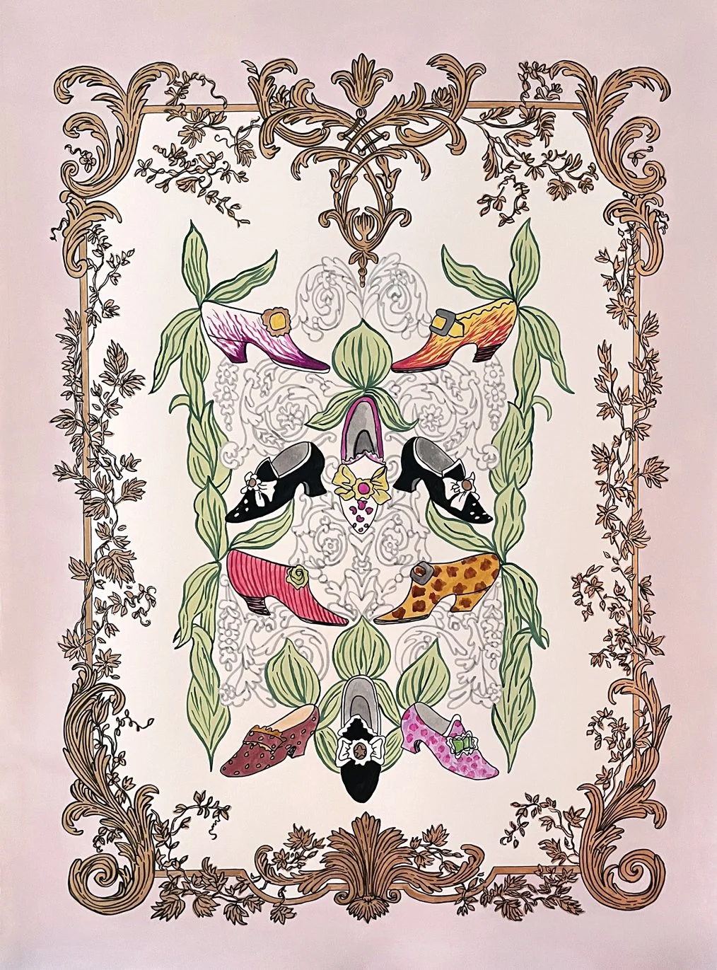 Lady Slipper Foulard