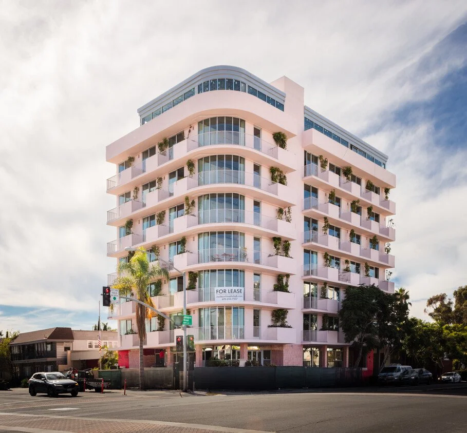 pink Sasan Apartment building in Mission Hills