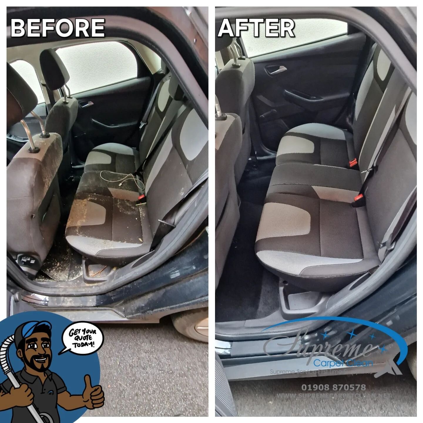 When germs are lurking in your vehicle upholstery?

FREE QUOTES AVAILABLE - WE COVER NATIONWIDE

#carupholsterycleaning #cleaning #supremecarpetclean #vehicleupholsterycleaning #beforeandafter #satisfying #OurWork