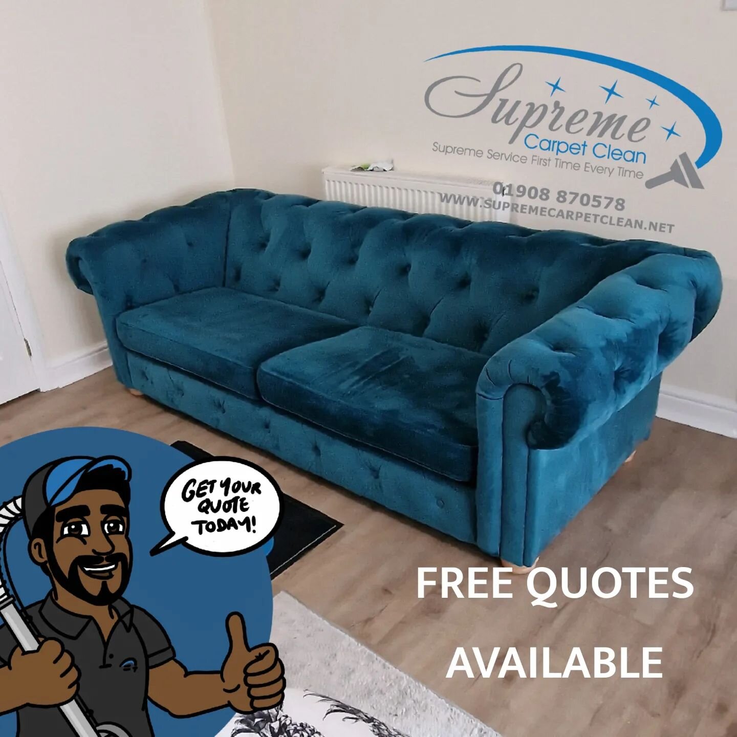 This beautiful sofa is nice and clean again.

When was your sofa last cleaned?

FREE QUOTES AVAILABLE - WE COVER NATIONWIDE

#OurWork #sofacleaning #Supremecarpetclean #chaircleaning #upholsteryclean #upholsterycleaningmiltonkeynes