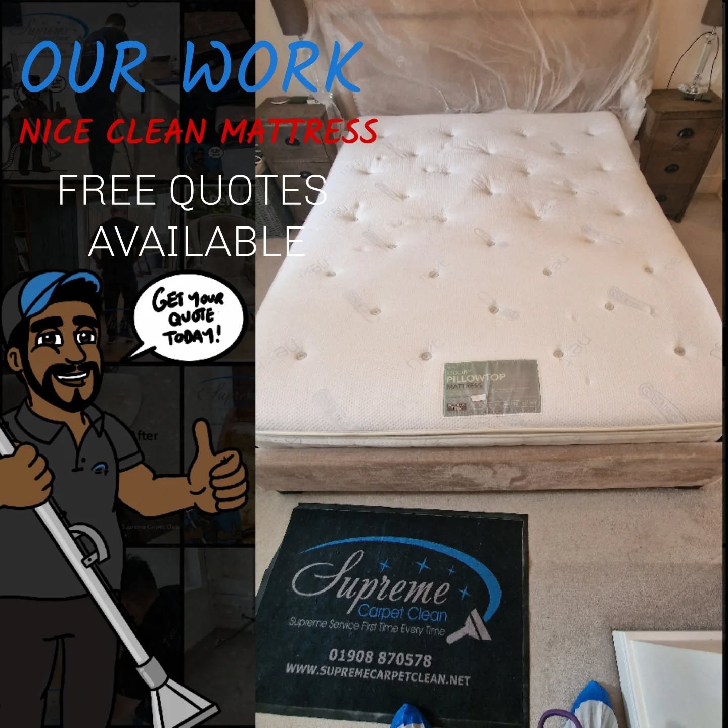 🛏️ Do you clean your mattress regularly?

We wash our sheets often&hellip; but what about the mattress underneath? Over time, it holds onto dust, sweat, allergens, and more &mdash; all of which you end up sleeping in. 😬

Regular professional mattre