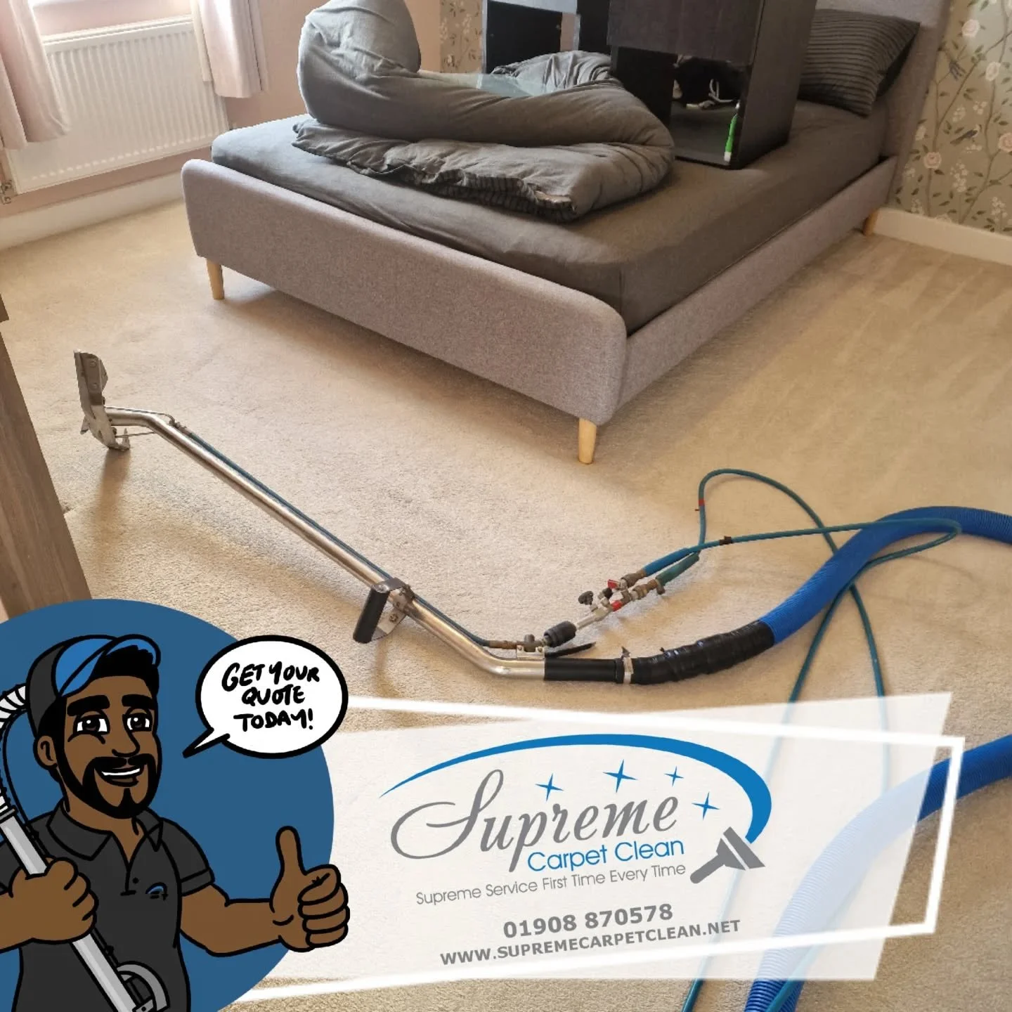 Is your carpet professionally cleaned on a regular basis? 

Vacuuming alone can&rsquo;t reach the dirt, dust, and allergens trapped deep within the fibres. That&rsquo;s why our professional-grade machines are powerful enough to provide a true deep cl