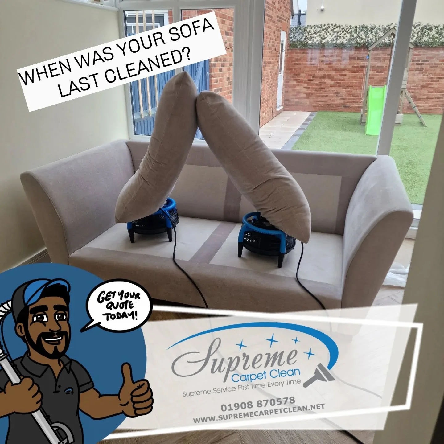 You spent thousands on your sofa&hellip; so it deserves a bit of love now and again.
Regular professional sofa cleaning helps keep your furniture fresh, looking at it's best and can even help extend its life. Don&rsquo;t wait until it looks dirty &md