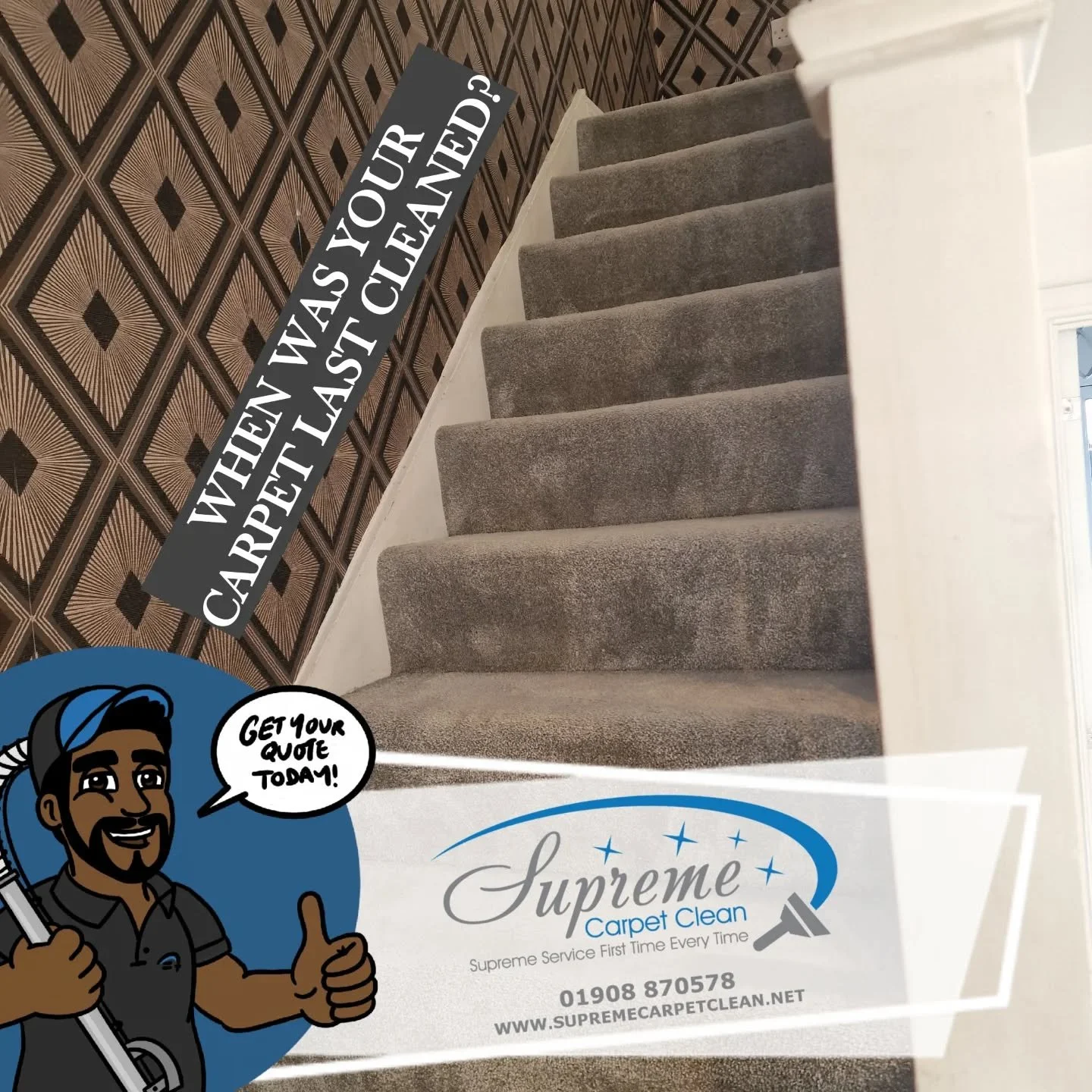 A lovely home in Glebe Farm, Milton Keynes with freshly cleaned carpets today 👌

Regular professional carpet cleaning doesn&rsquo;t just make your home look great, it also helps extend the life of your carpets and keep them feeling fresh underfoot.
