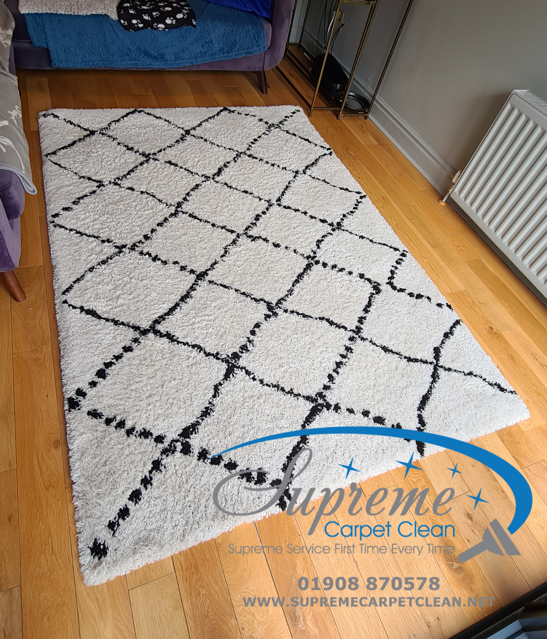 pet friendly rug clean completed in milton keynes