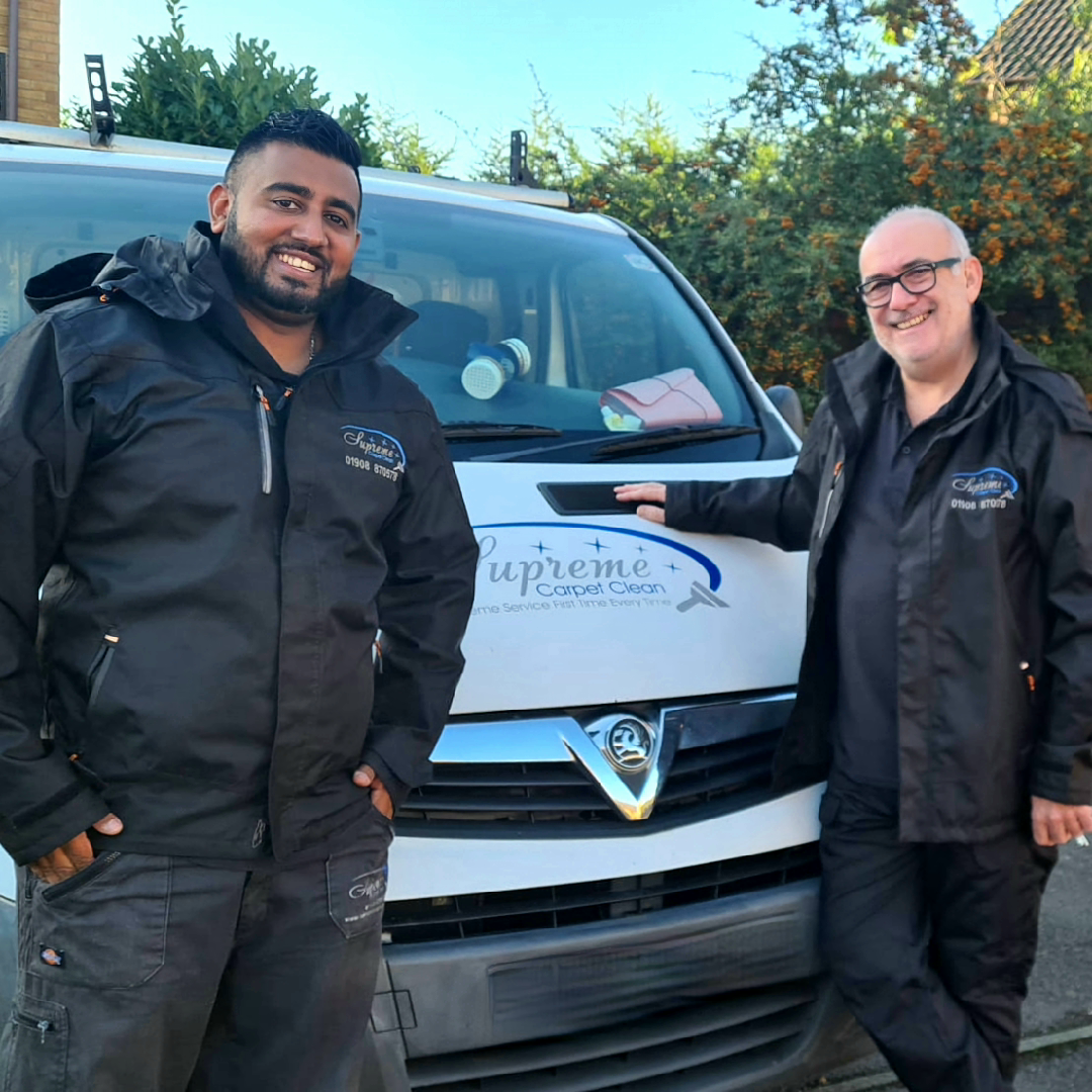 Adrian and Joe from Supreme Carpet Clean Milton Keynes