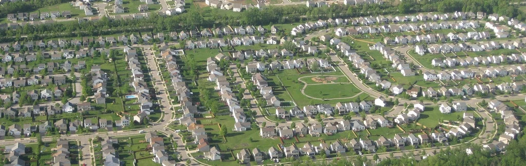 Urban sprawl areas rely heavily on the importation of food and energy from other places around the world—in large part because land is used solely for buildings and roads.