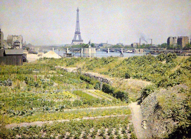 Urban farming in Paris at the beginning of the 20th century | Photo credit: Albert Kahn Museum