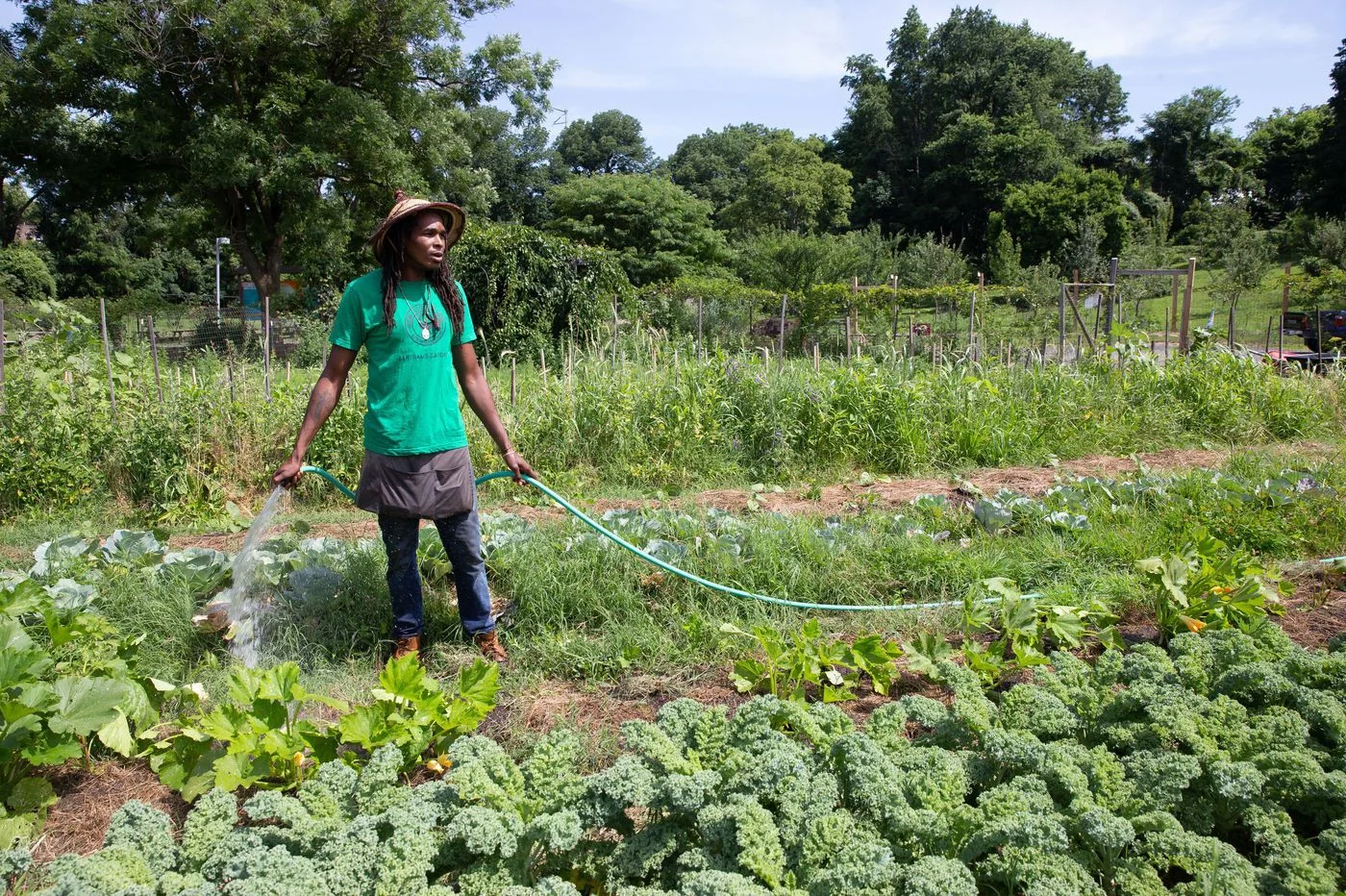 An urban farm in Philadelphia | Photo credit: Jessica Griffin, The Philadelphia Inquirer