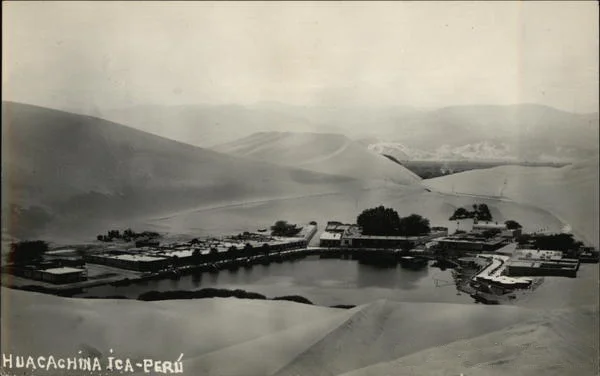 An old postcard from Huacachina