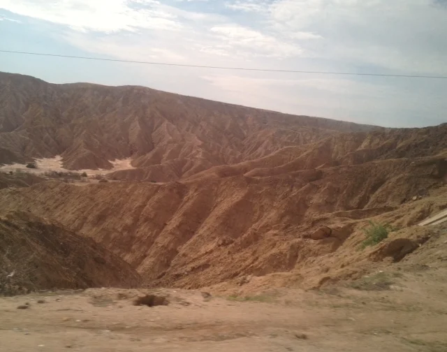 somewhere between chiclayo and mancora along peru's northern coast