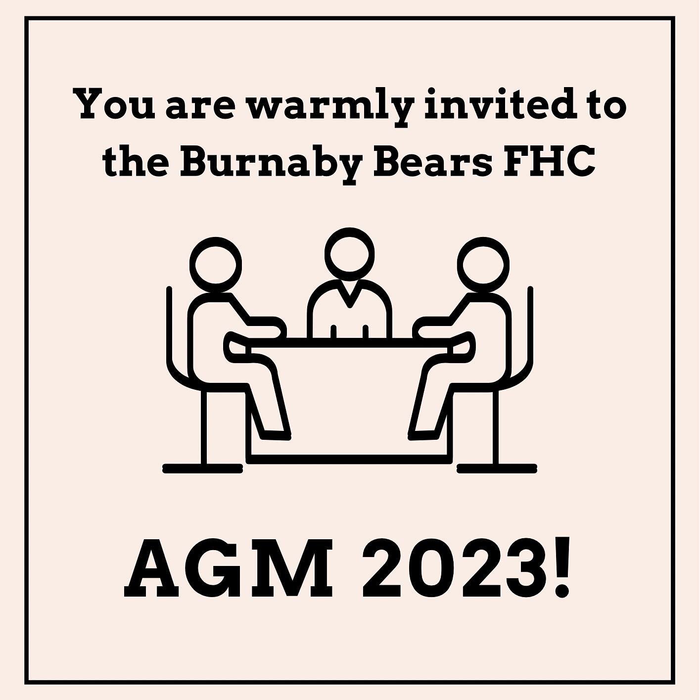 Burnaby Bears FHC AGM 2023! This Wednesday March 8!

Message us below if you&rsquo;d like to join us 😊💜

#burnabybears #fieldhockey #meeting #joinus