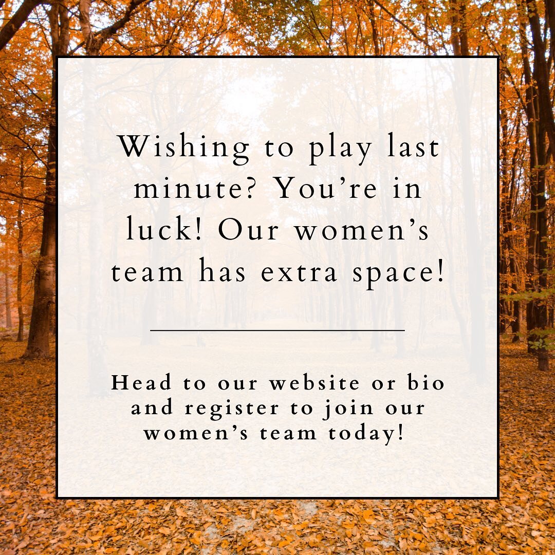 🍁 Now is your chance to sneak into winter league as our women&rsquo;s team has some extra spots. Sign up now to warm your skills up before winter hits! 🥶 

#fieldhockey🏑 #burnabybears #women #girls