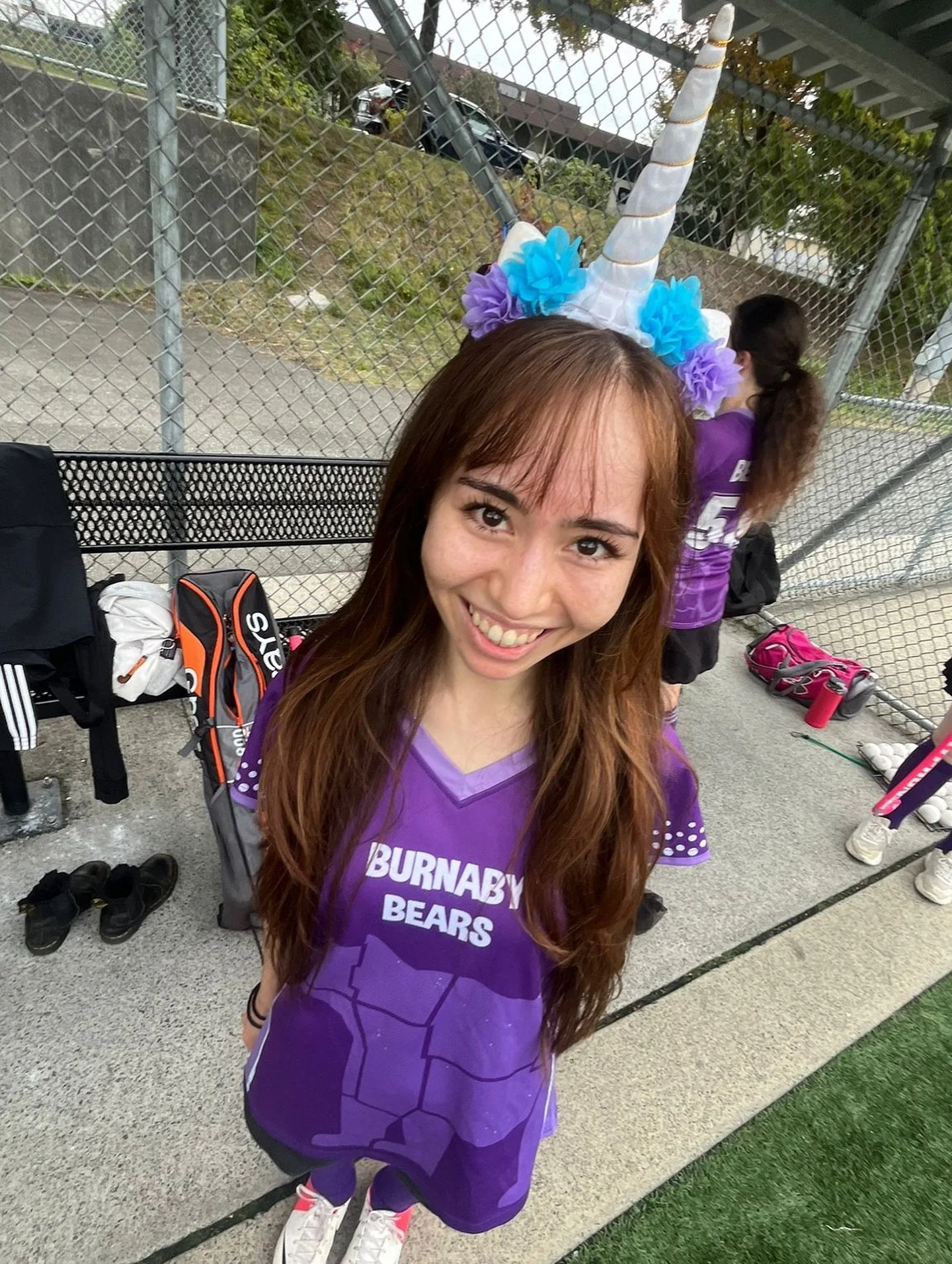 This last weekend we welcomed our first unicorn of the @vwfha_1 season! 💜🦄 

Big congrats to @emma.coupal 🤎

#vwfha #bbfhc #burnabybears #unicorn #congratulations #yay