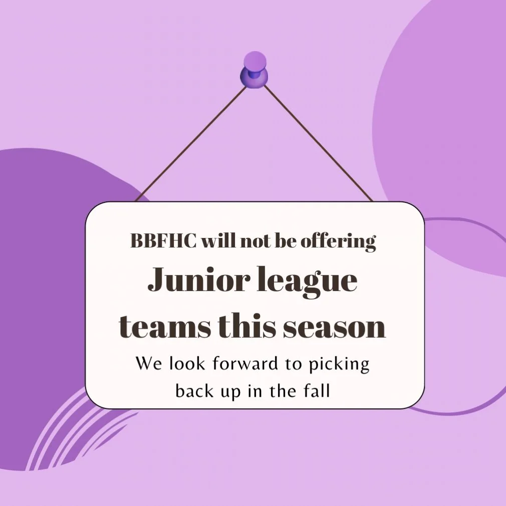 📌 We are pausing this year&rsquo;s Junior season team programming 

Women&rsquo;s season programming to continue as usual in the fall