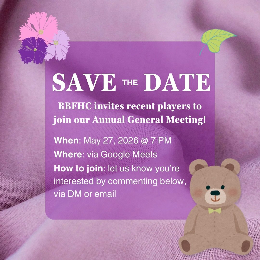 Have you played with us in 2025 or recently? 🐻
Join us for our 2025 review, as we vote in our 2026 board of directors, and more!

We are emailing details soon, so check your email or let us know if you&rsquo;re interested 💜
