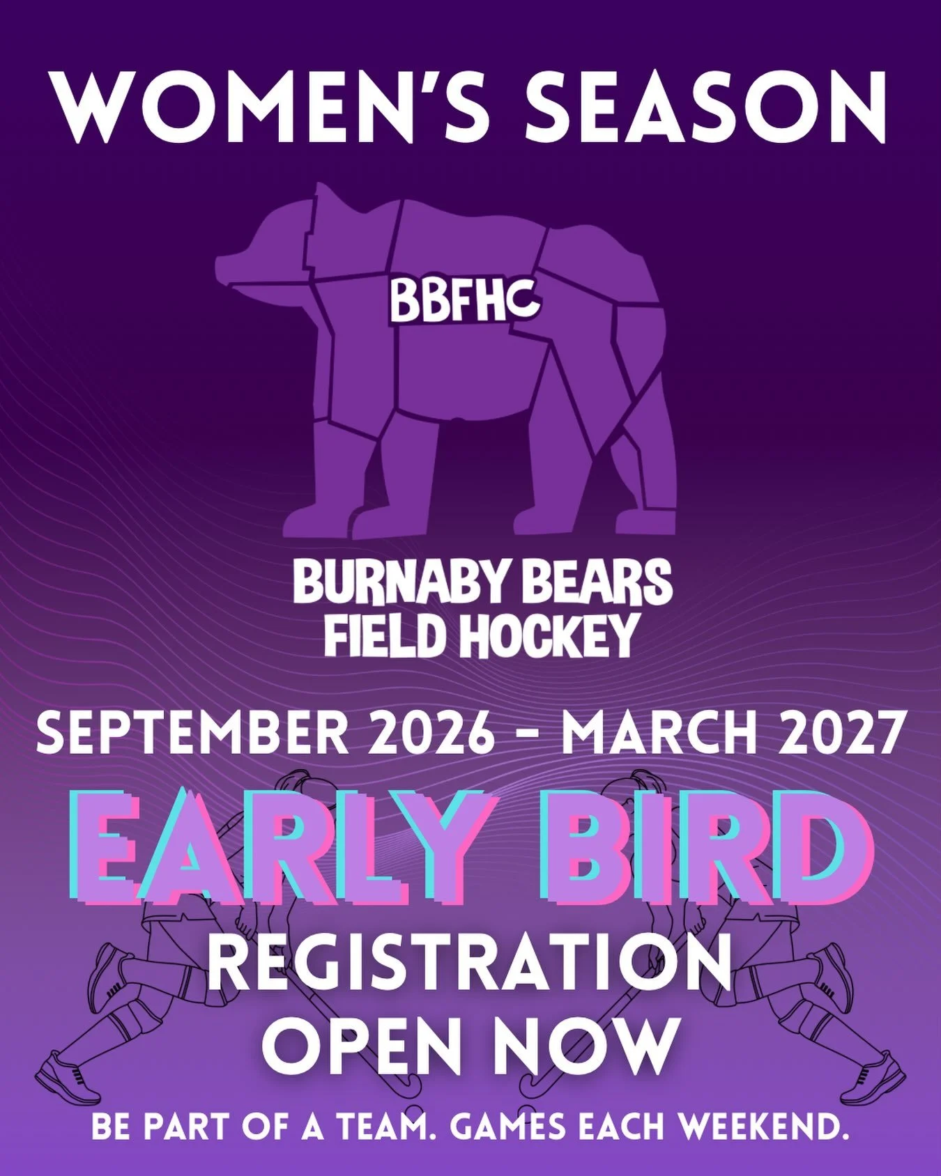 🐣 Early bird registration is now OPEN!
Claim your $25 discount by signing up today

Join us for our 2026-2027 Women&rsquo;s League (all ages 13+) 🏑

🔗 Link in Bio
📩DM or email us for questions or assistance
&hellip;
#fieldhockey #womeninsports #w