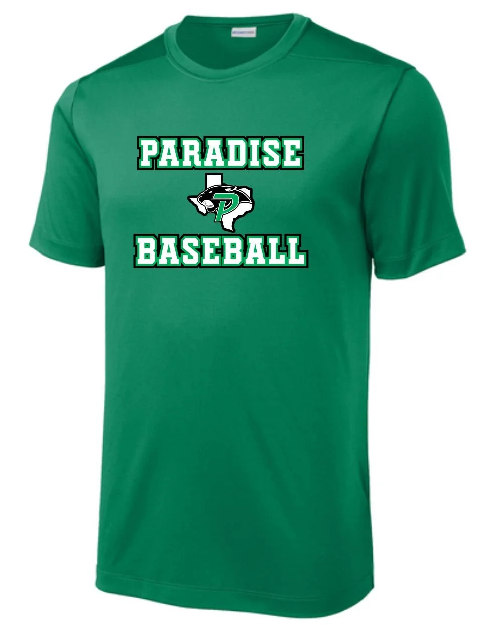 para baseball green short sleeve moisture wicking.jpg