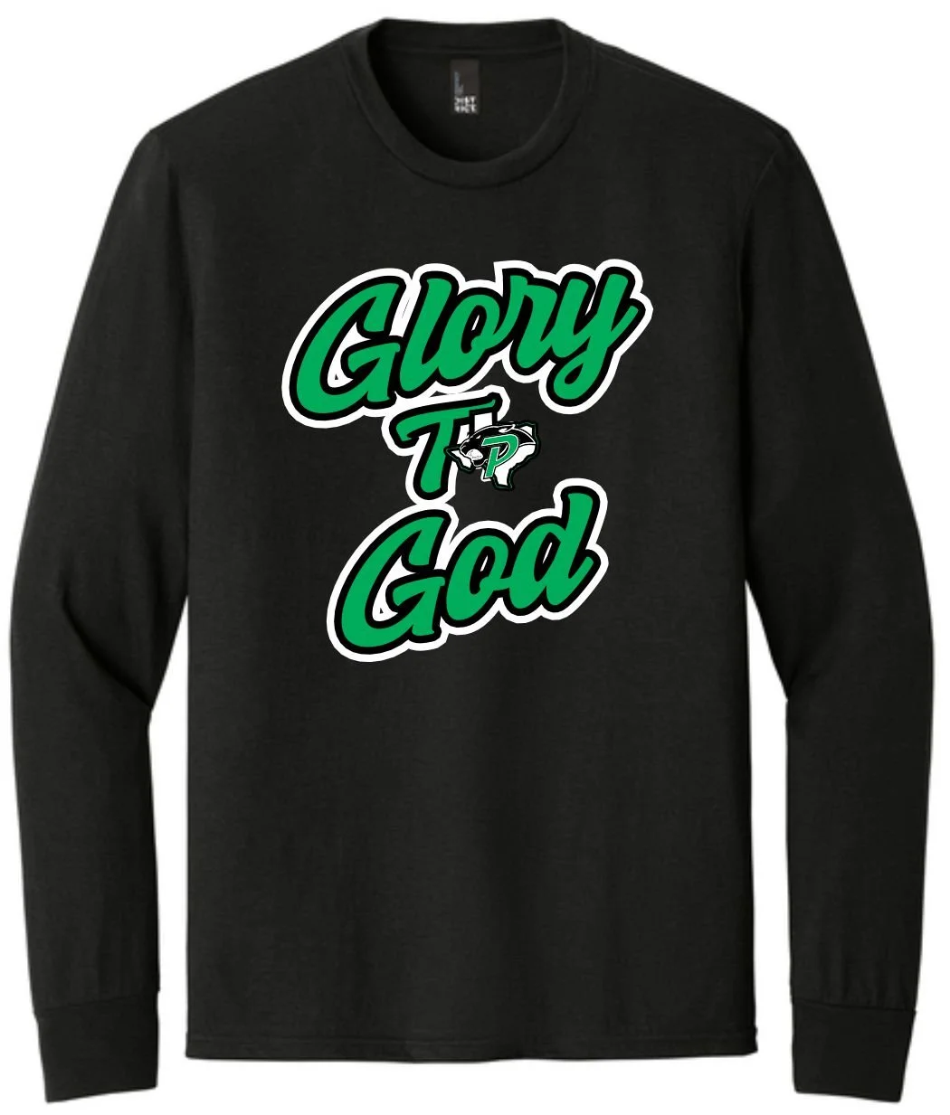 glory to god black long sleeve front.jpg