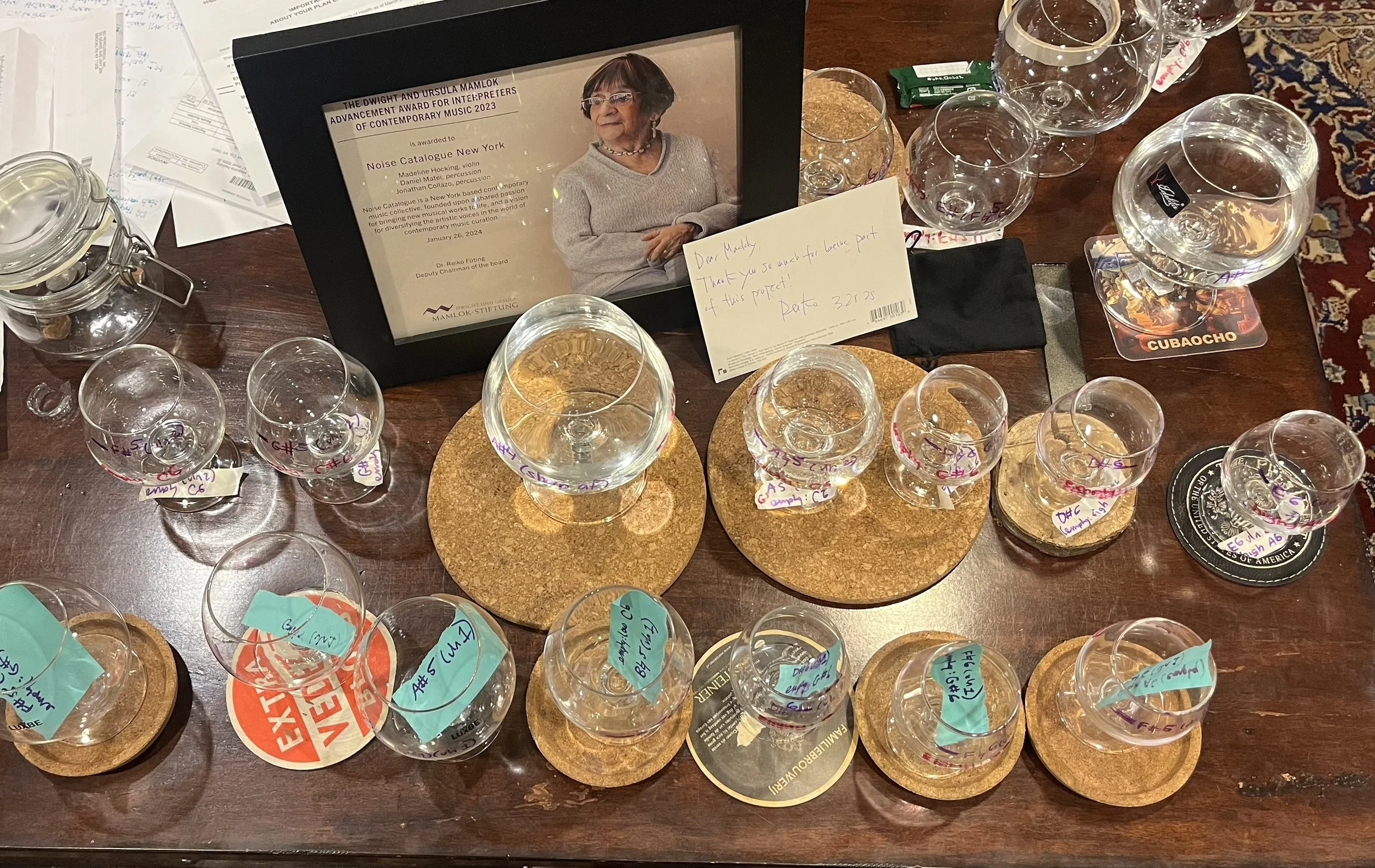 Building glass harmonicas