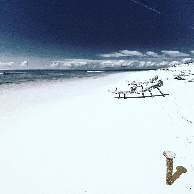 Wrecked #blackandwhite #ship #blackandwhitephotography #shipwreck #metal #travel #beach #sea #turksandcaicos #sand #stake #hollandamerica #grandturk