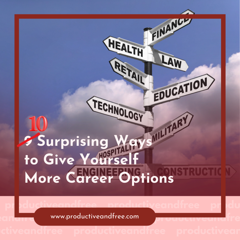 Career Options | ProductiveandFree