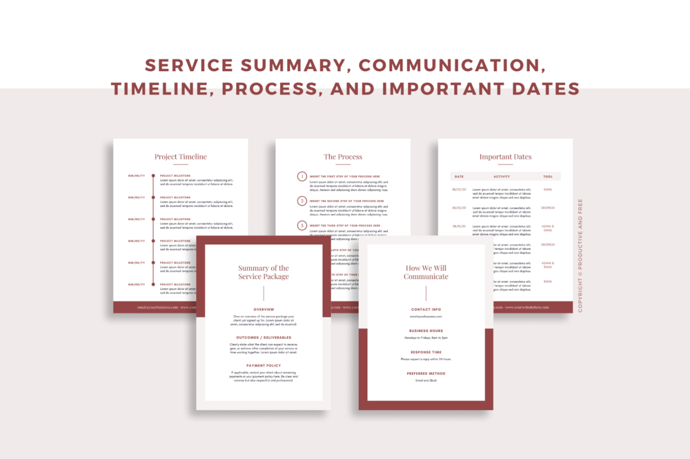 Download Client Welcome Packet Template Productive And Free