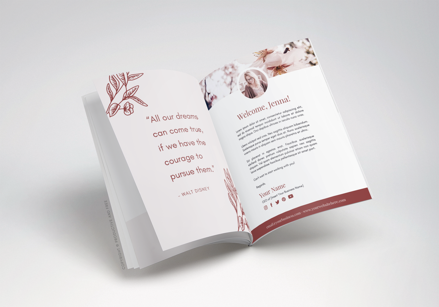 Client Experience Welcome Packet — Productive and Free