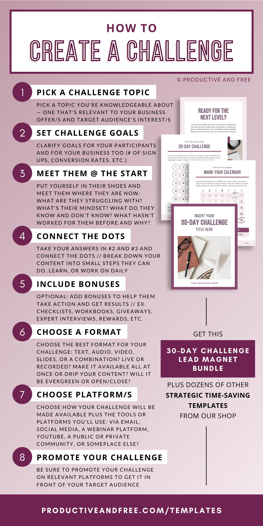 How to Create a Challenge | Productive and Free