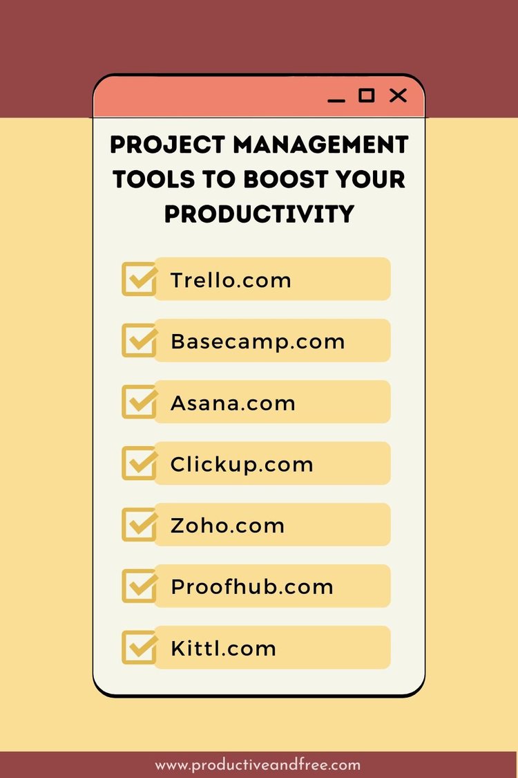 Project Management Tools to Boost Your Productivity — Productive and Free