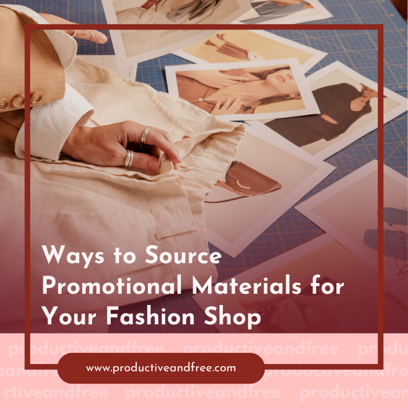 Promotional Materials | ProductiveandFree