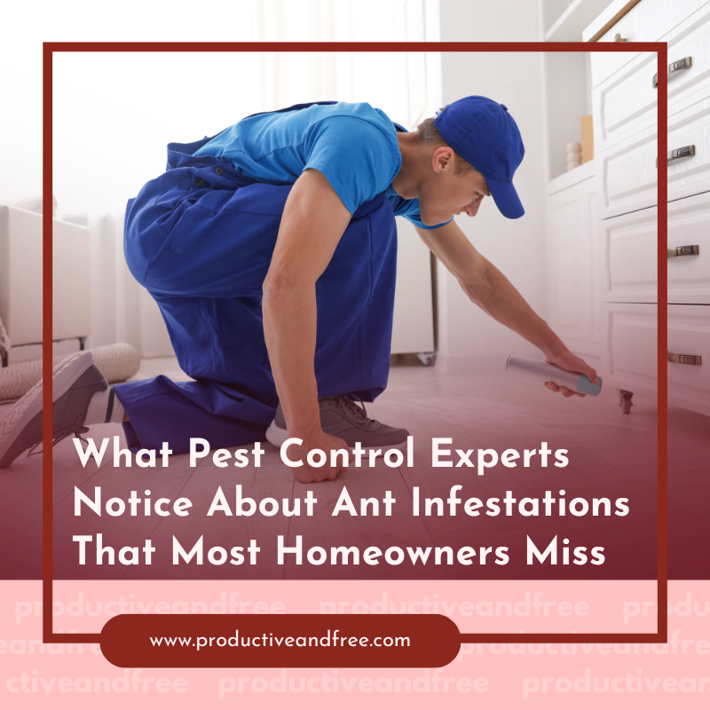 What Pest Control Experts Notice About Ant Infestations That Most Homeowners Miss