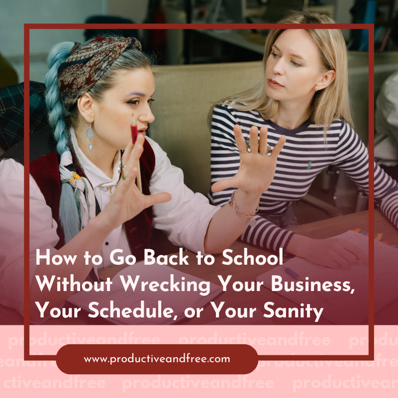 Continuing Education | ProductiveandFree