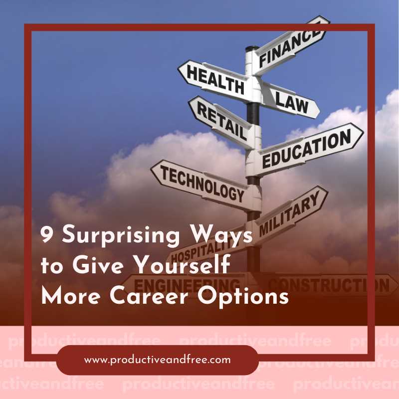 Career Options | ProductiveandFree