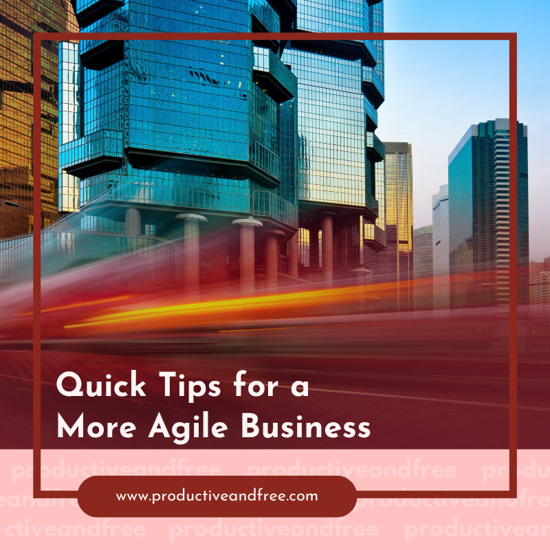 Quick Tips for a More Agile Business