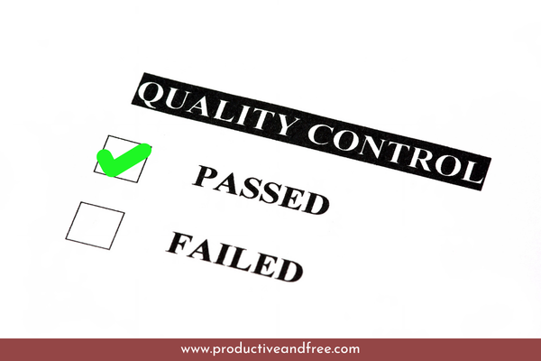 Quality Control | ProductiveandFree
