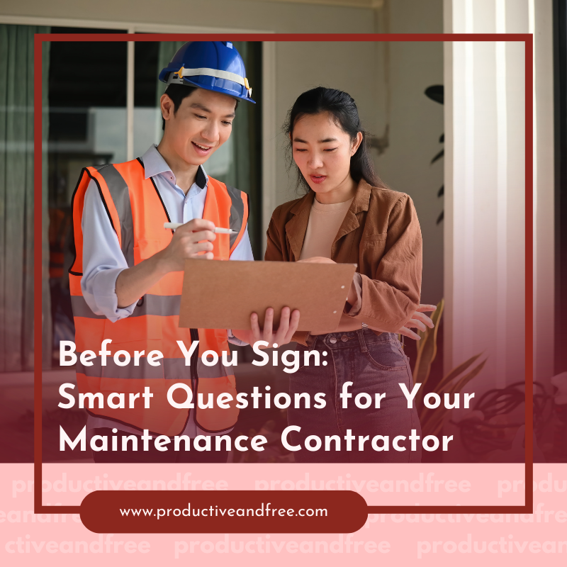 Service Agreement | ProductiveandFree