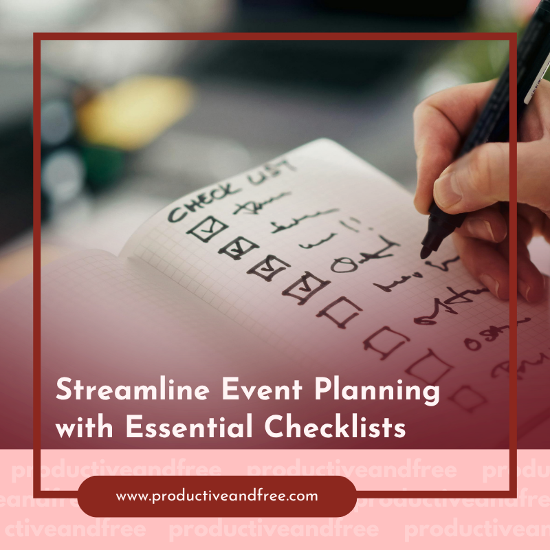 Streamline Event Planning with Essential Checklists