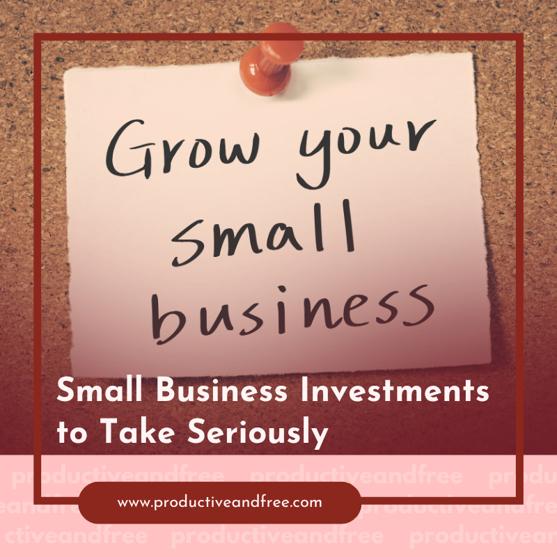 Small Business Investments | ProductiveandFree