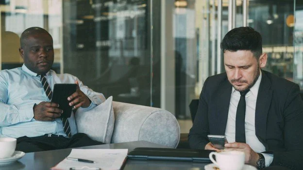 Businessmen on Mobile Phones | ProductiveandFree