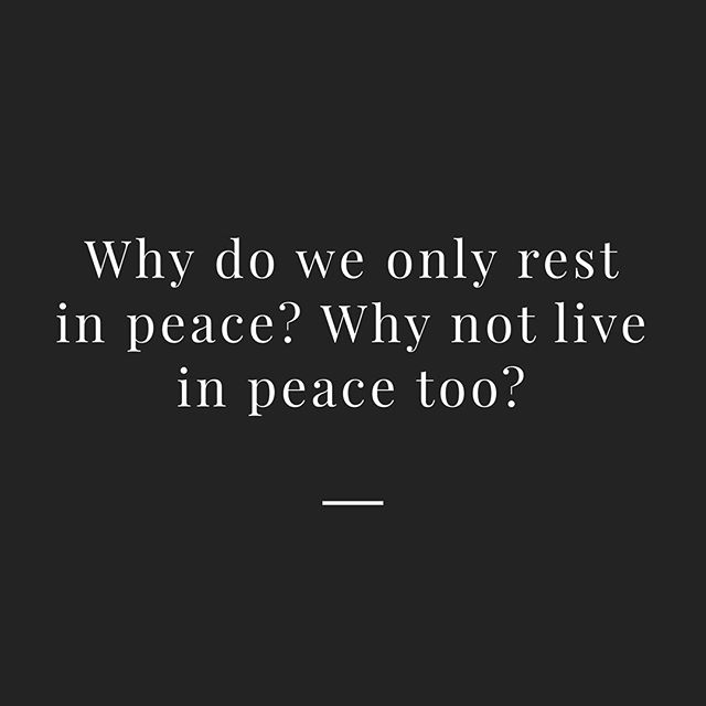 Intention this week : Notice what it's like to live in a state of peace ((spoiler: it's going to be real tough)) But it's September and we're feeling the fall intentions so....
✨
-Even when things are really challenging.
-Even when traffic sucks.
-Ev