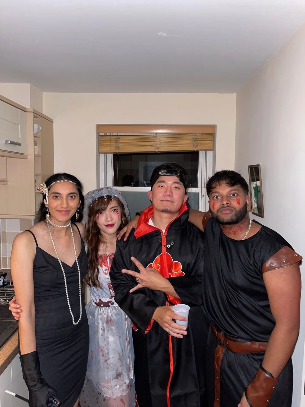 Halloween night with our clinical group (red stream)