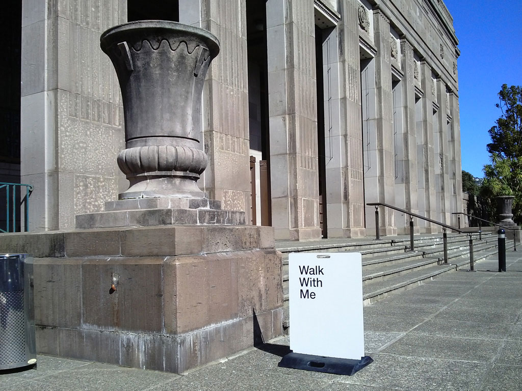 2014 Massey University, Walk With Me. Masters project